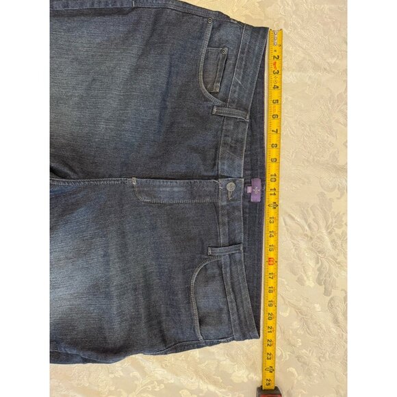 NYDJ Barbara Bootcut Blue Jeans Burbank Wash 22W Stretch Slimming - Picture 6 of 10